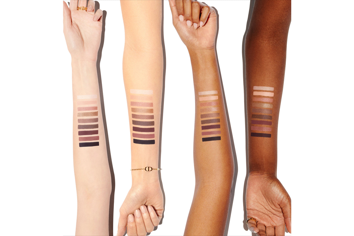 Dior Backstage Eye Palette, Multi‑Finish Ultra‑Pigmented Eyeshadows (002 SmokyEssentials)10g