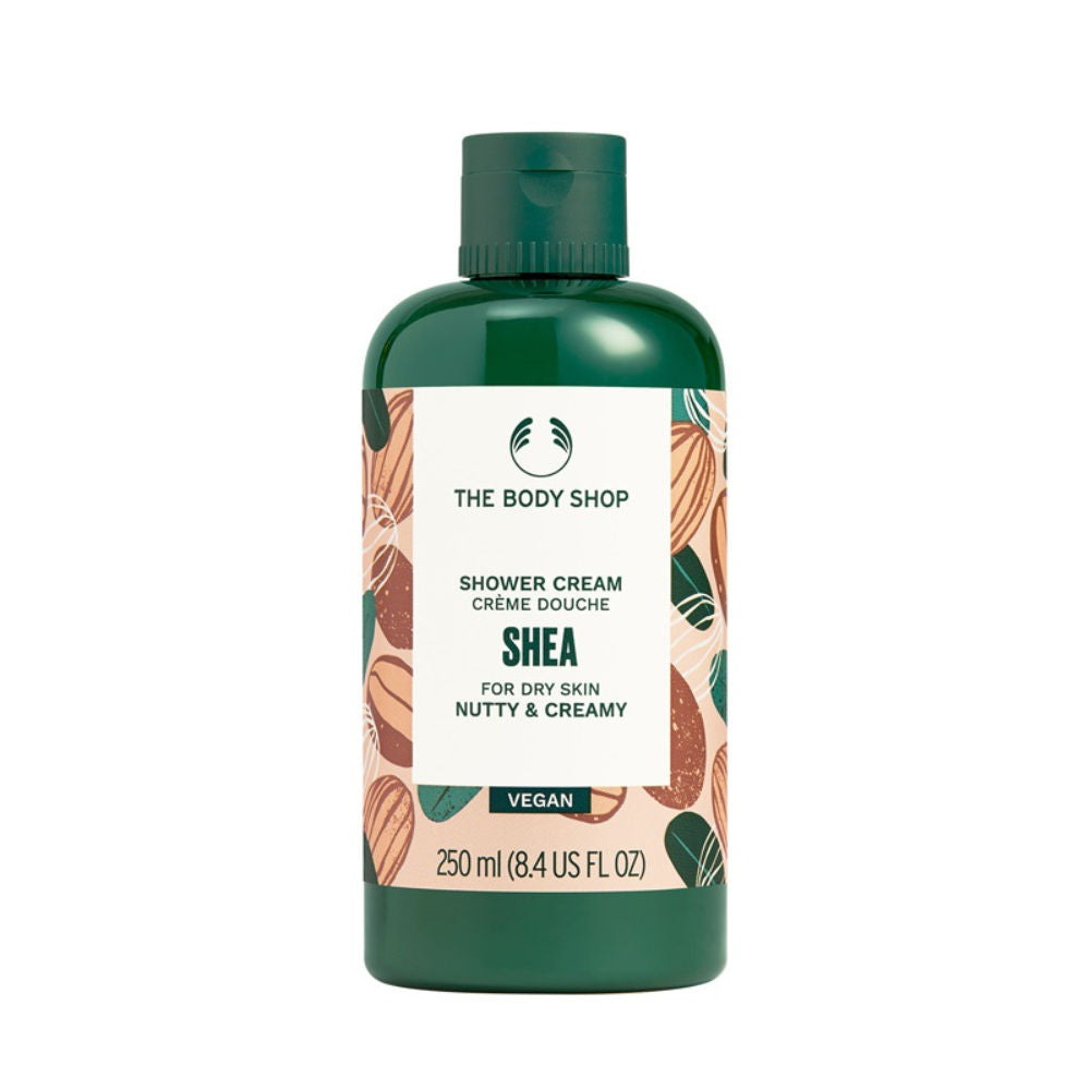 The Body Shop Shea Shower Nutty & Creamy Shower Cream For Dry Skin (250ml)
