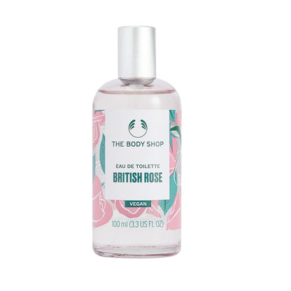 The Body Shop British Rose Eau De Toilette | Vegan, Long Lasting With 91% Natural – 100ml