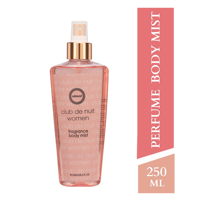 Armaf Club De Nuit Body Mist for Women - 250ml | Luxurious, Floral & Long-Lasting Scent