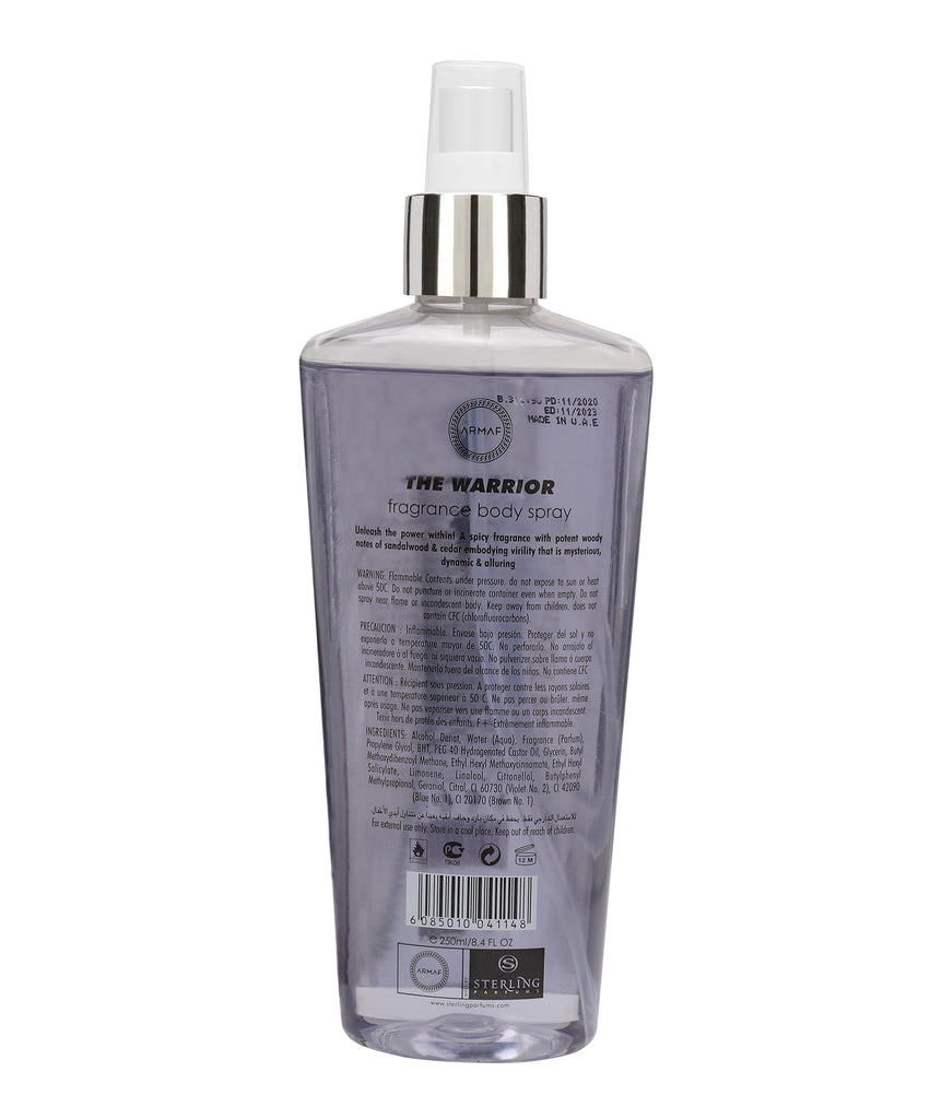 Armaf The Warrior Body Mist for Men - 250ml | Bold & Long-Lasting Fragrance