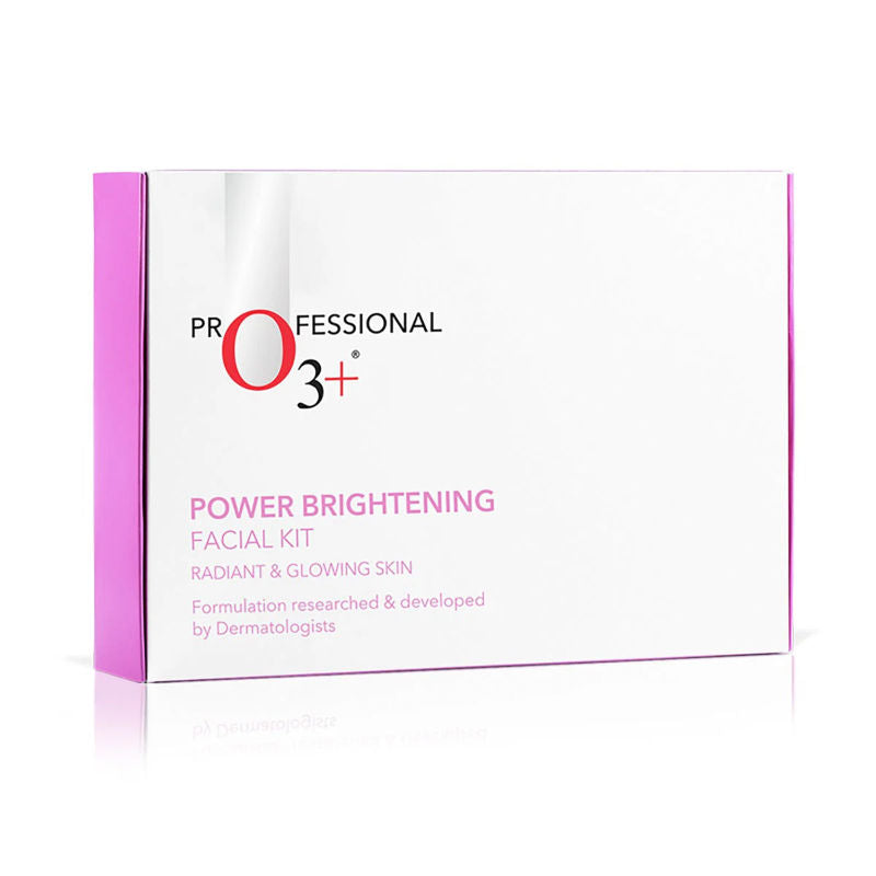 O3+ Professional Power Brightening Facial Kit for Dirt, Dust and Dead Skin (123gm)