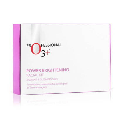 O3+ Professional Power Brightening Facial Kit for Dirt, Dust and Dead Skin (123gm)