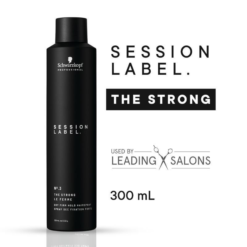 Schwarzkopf Professional Session Label Dry Firm Hold Unisex Hair Spray 300ml