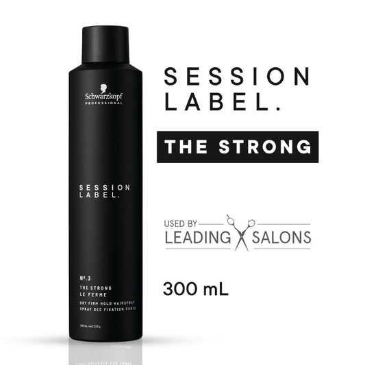 Schwarzkopf Professional Session Label Dry Firm Hold Unisex Hair Spray 300ml