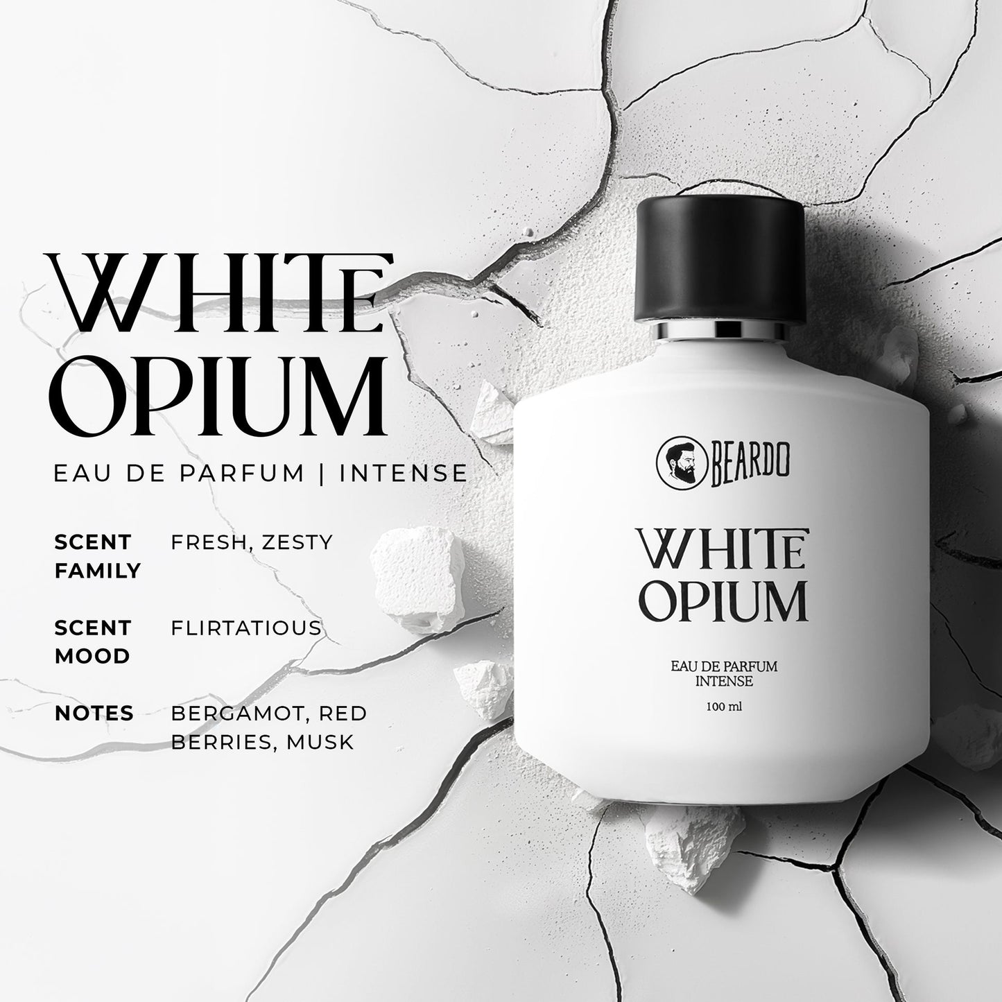 Beardo White Opium Perfume Eau De Parfum For Men 100ml