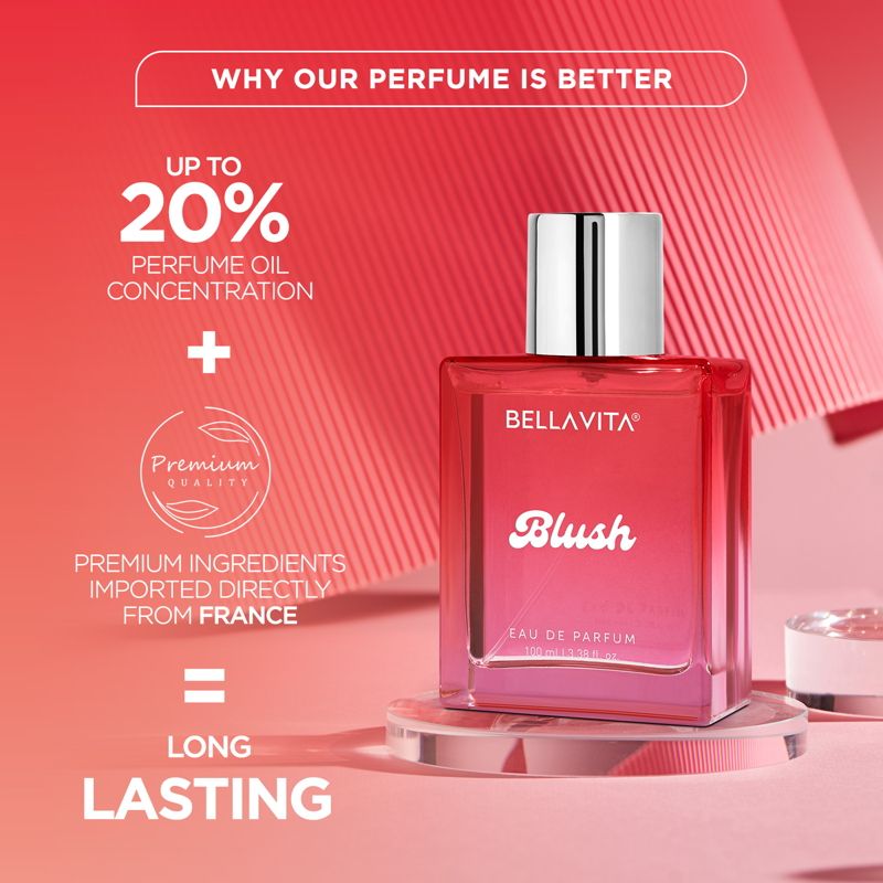 Bellavita Organic Blush Eau de Perfume For Women (100ml)