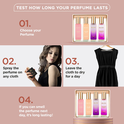 Bellavita Luxury Perfumes Gift Set for Women 4 x 20ml
