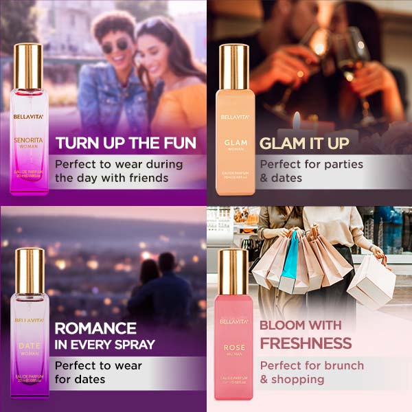 Bellavita Luxury Perfumes Gift Set for Women 4 x 20ml