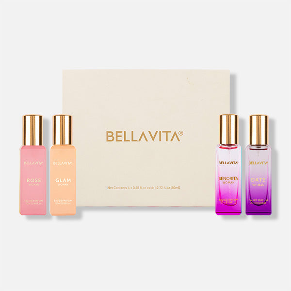 Bellavita Luxury Perfumes Gift Set for Women 4 x 20ml