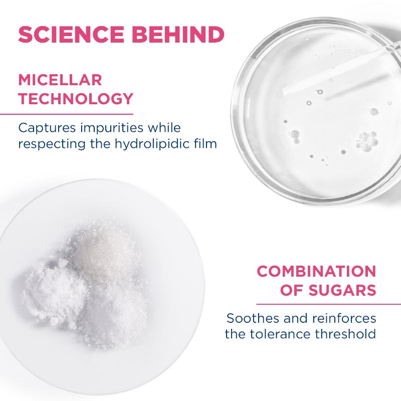 Bioderma Dermatological Micellar Water Sensibio H2O - Gently Removes Makeup Prevents Clogged Pores (100ml)