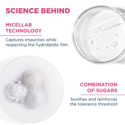 Bioderma Dermatological Micellar Water Sensibio H2O - Gently Removes Makeup Prevents Clogged Pores (100ml)