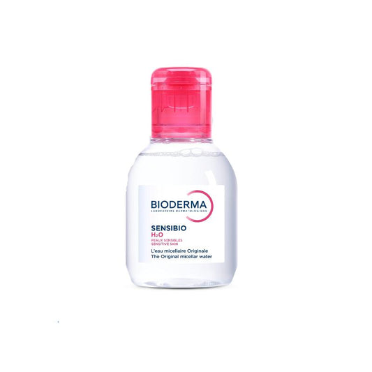 Bioderma Dermatological Micellar Water Sensibio H2O - Gently Removes Makeup Prevents Clogged Pores (100ml)