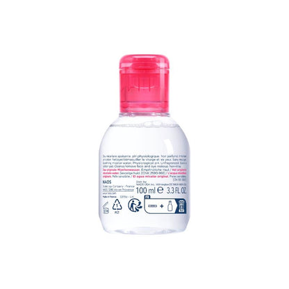 Bioderma Dermatological Micellar Water Sensibio H2O - Gently Removes Makeup Prevents Clogged Pores (100ml)