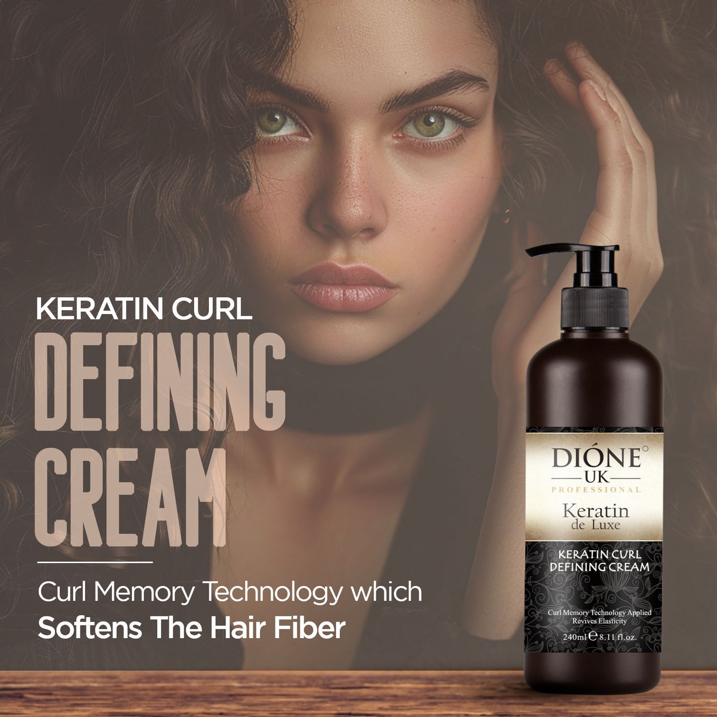 Dione UK Professinnel Curl Care Curly Define Hair Cream (250ml)