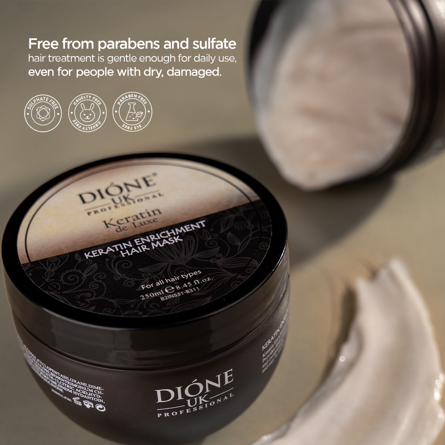 Dione UK Keratin Hair Treatment Mask (250ml)