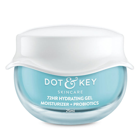 Dot & Key 72Hr Hydrating Lightweight Gel Face Moisturizer With Hyaluronic Acid & Probiotics (25ml)