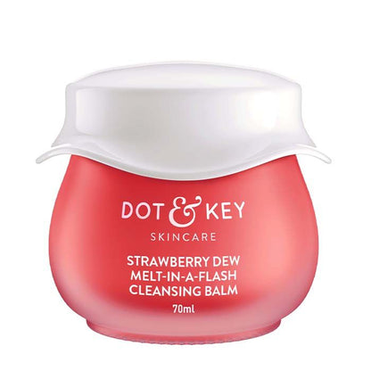 Dot & Key Strawberry Dew Deep Cleansing Balm For Face, Lip & Eye Waterproof Makeup Remover (70ml)