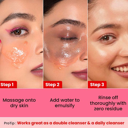 Dot & Key Strawberry Dew Deep Cleansing Balm For Face, Lip & Eye Waterproof Makeup Remover (70ml)