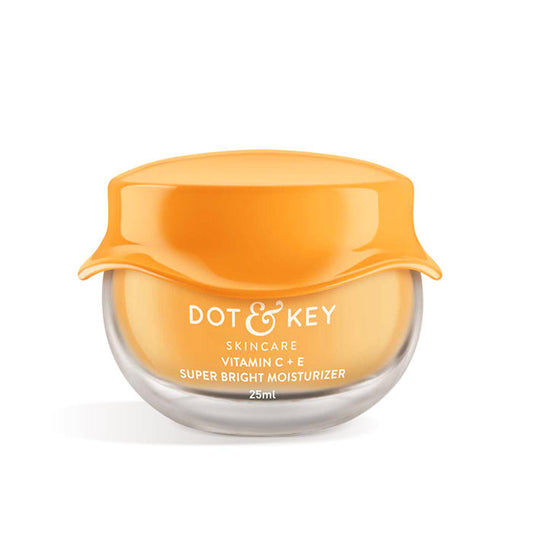 Dot & Key Vitamin C + E Super Bright Face Moisturizer For Glowing Skin, Fades Dark Spots (25ml)