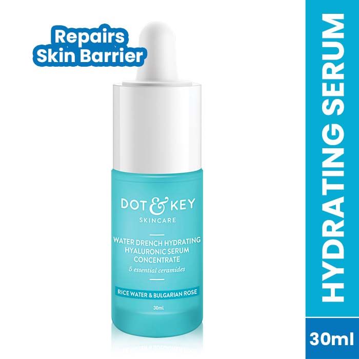 Dot & Key Water Drench Hyaluronic Serum with Ceramides, Intense Hydration (30ml)