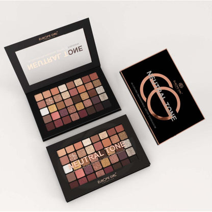 Europe Girl 40 Colour Eyeshadow Palette - Neutral Tone 40g