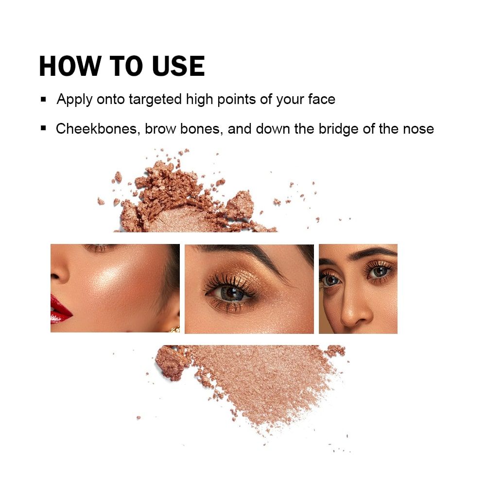 Forever 52 Desert Glow 4 Color Highlighter Palette - DGH003 (5.3 g)