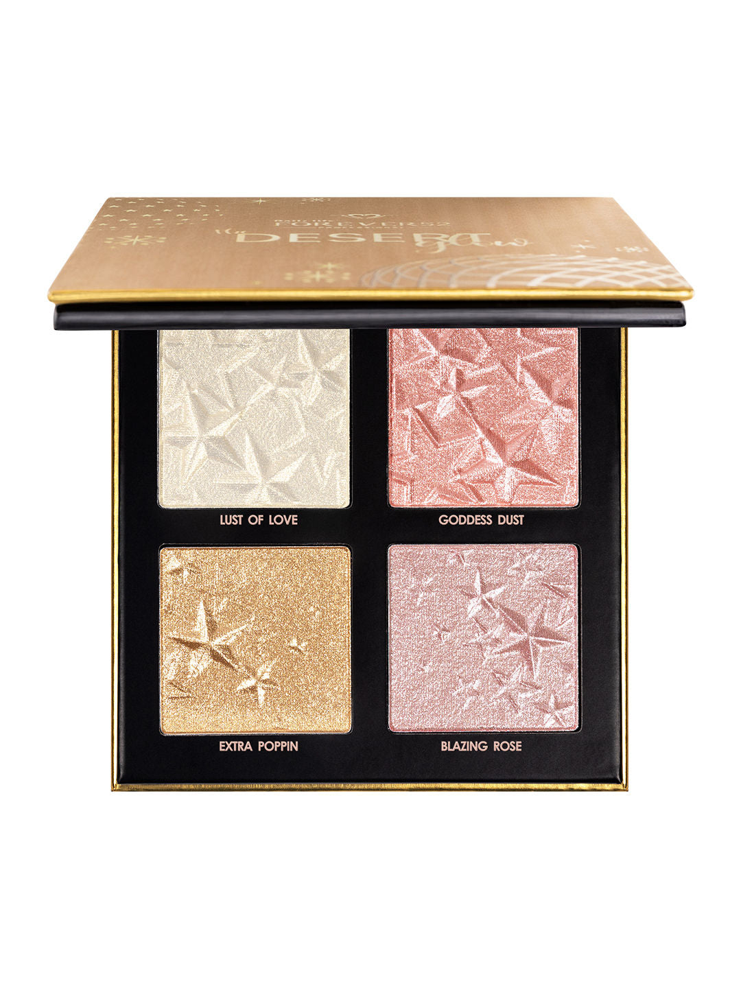 Forever 52 Desert Glow 4 Color Highlighter Palette - DGH003 (5.3 g)