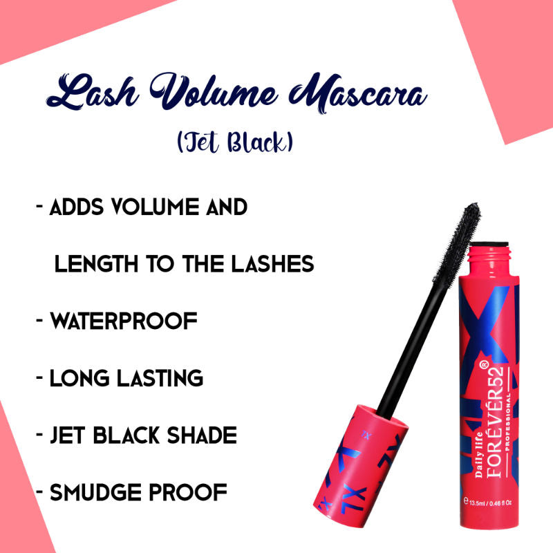 Forever 52 Xl Lash Volume Mascara - LMM001 Jet Black (13.5ml)