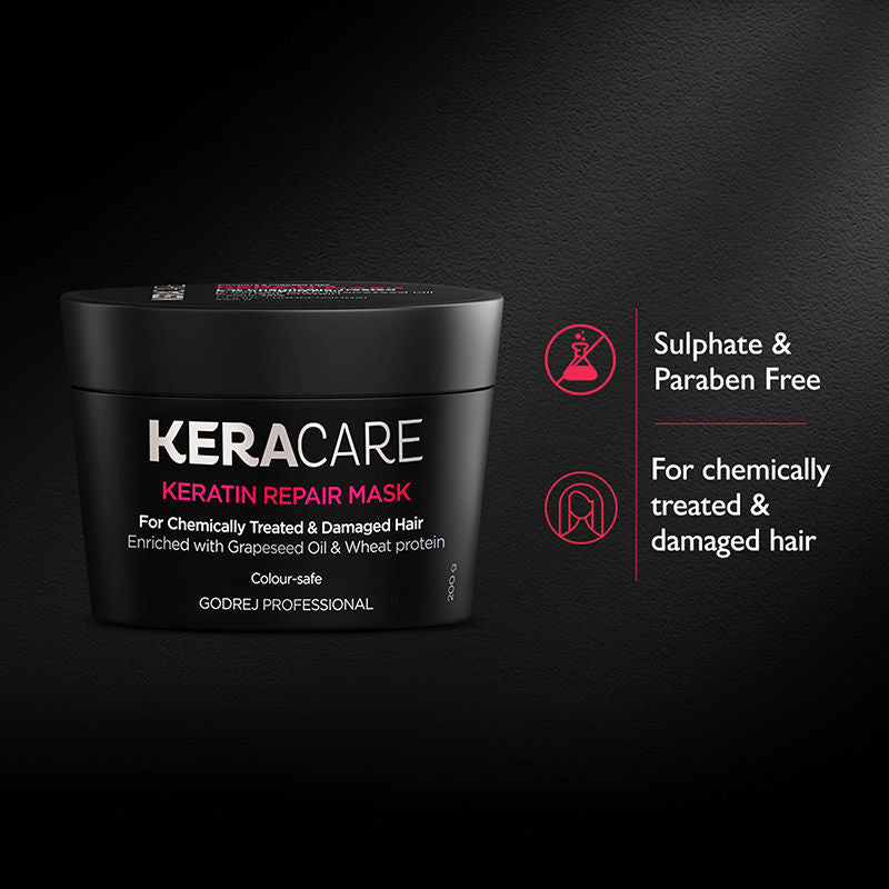 Godrej Professional Keracare Keratin Damage Repair Mask (200g)