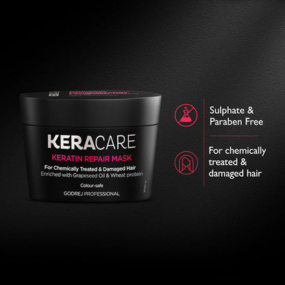 Godrej Professional Keracare Keratin Damage Repair Mask (200g)