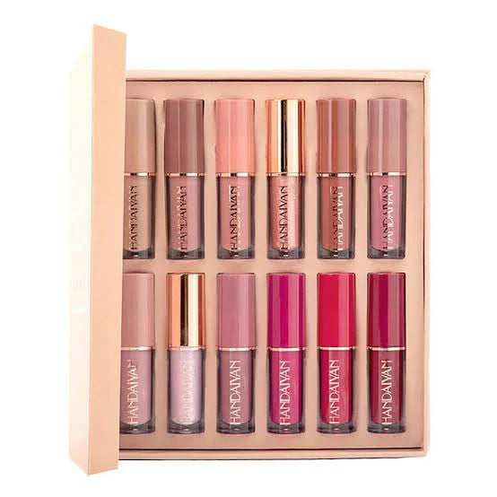 Handaiyan 12 Piece Liquid Lipstick Set 12 Pcs x 2.5ml