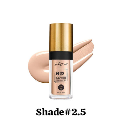 Just Gold HD Cover Foundation SPF 15 – 30ml