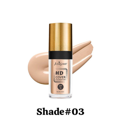 Just Gold HD Cover Foundation SPF 15 – 30ml
