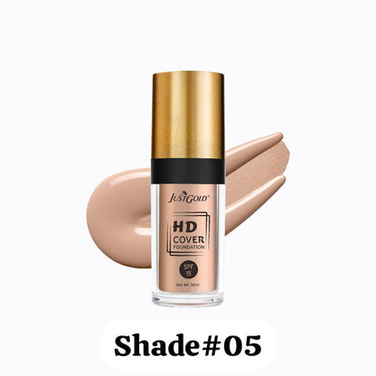 Just Gold HD Cover Foundation SPF 15 – 30ml