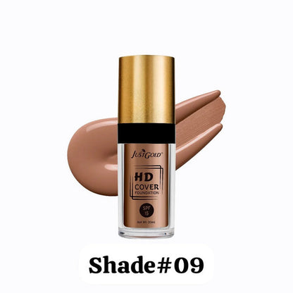 Just Gold HD Cover Foundation SPF 15 – 30ml