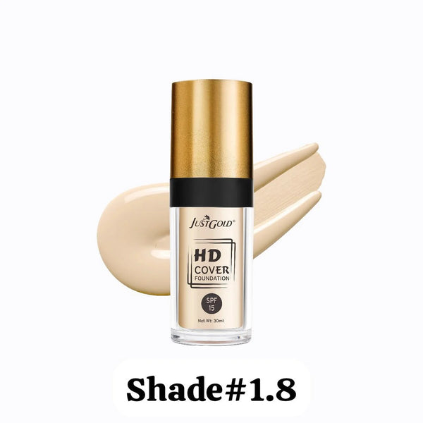 Just Gold HD Cover Foundation SPF 15 – 30ml
