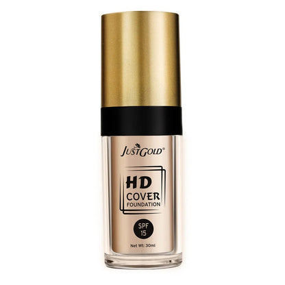 Just Gold HD Cover Foundation SPF 15 – 30ml