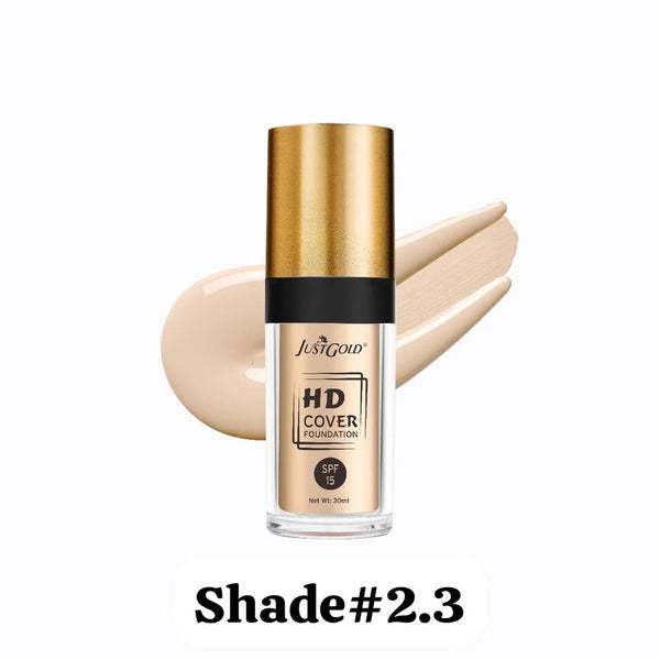 Just Gold HD Cover Foundation SPF 15 – 30ml