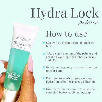 Justgold Hydra Lock Primer – 30ml | Long-Lasting Hydrating Makeup Base