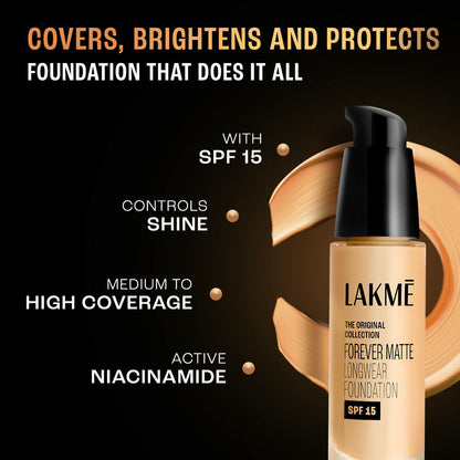 Lakme Forever Matte Longwear Foundation 25ml