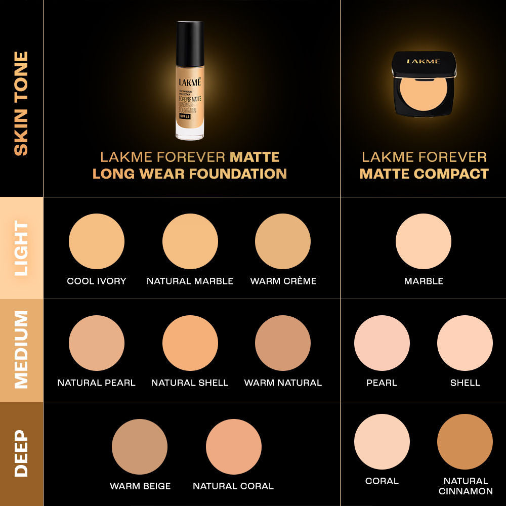 Lakme Forever Matte Longwear Foundation 25ml