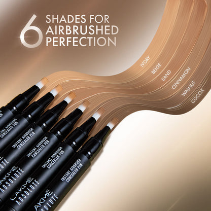 Lakme Absolute Instant Airbrush Concealer Pen - Cocoa (1.8 g)