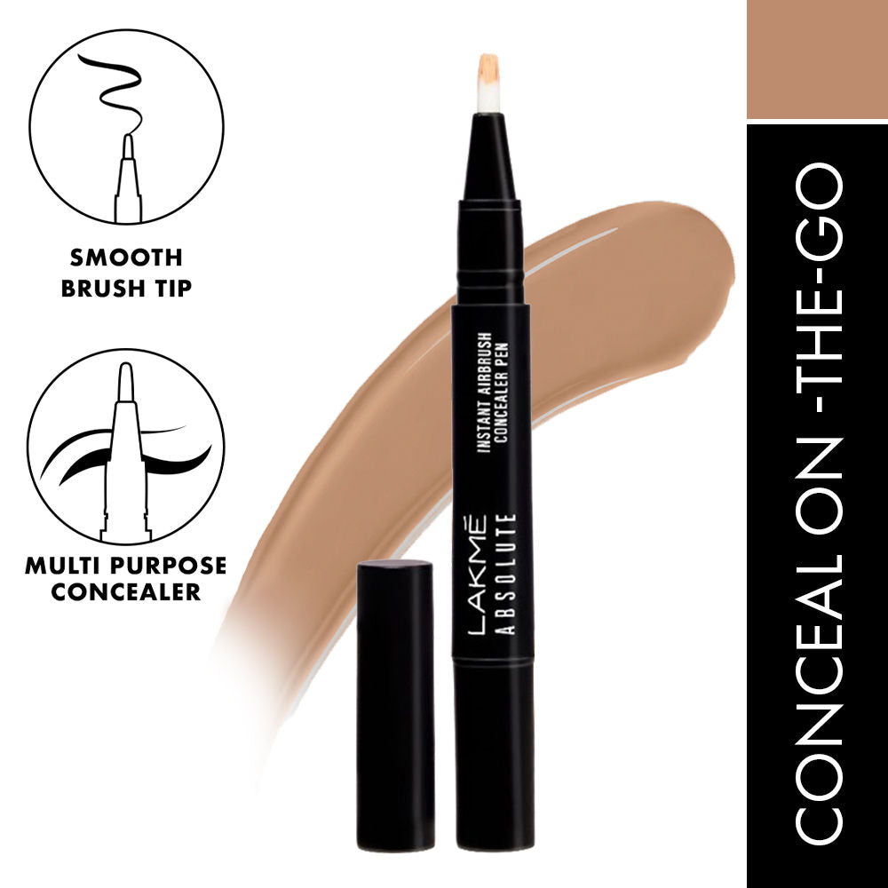 Lakme Absolute Instant Airbrush Concealer Pen - Sand (1.8 g)