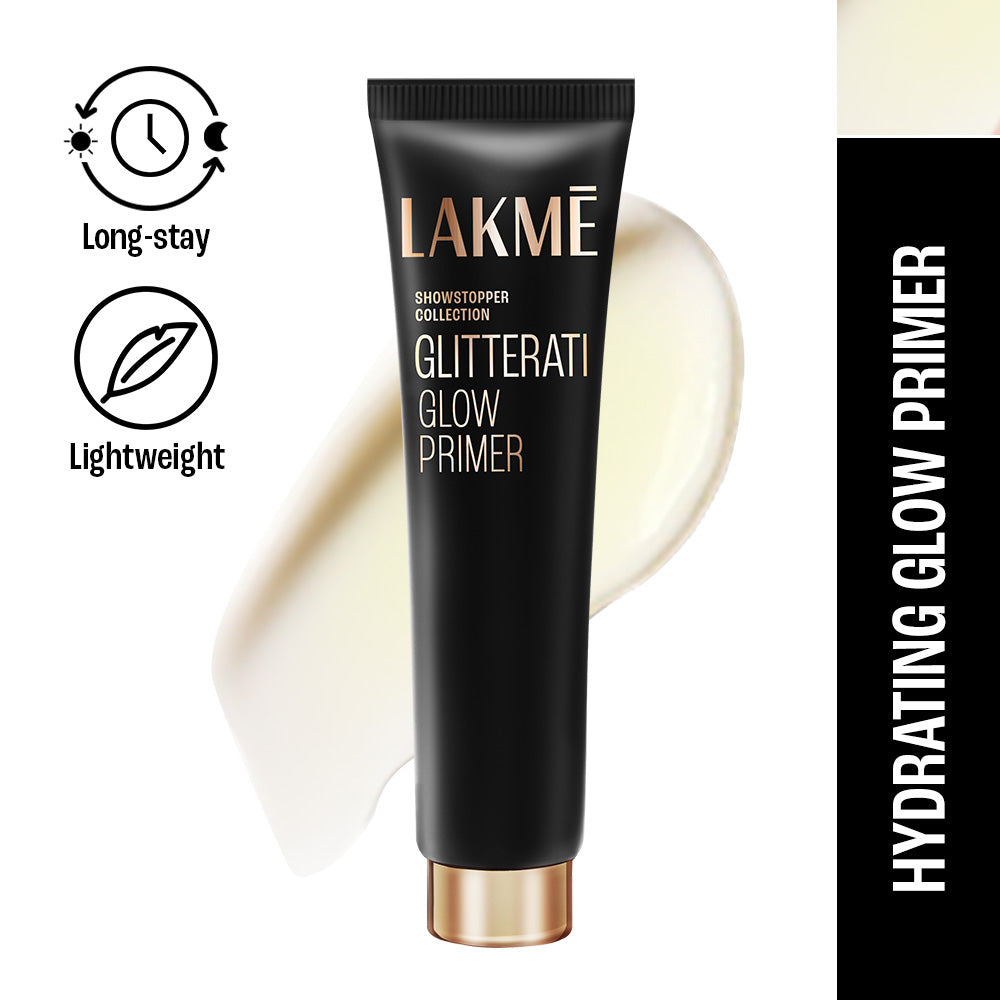 Lakme Glitterati Glow Primer – Illuminate & Prep for a Radiant Base (30g)