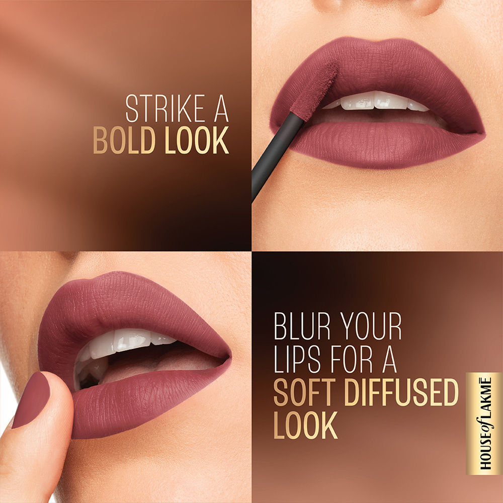 Lakme Xtraordin-Airy Velvet Matte Lip Mousse - 304 Chocolate Temptation 4.6g