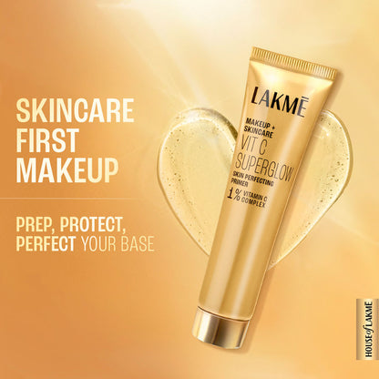 Lakme Vitamin C Superglow Skin Perfecting Primer with 1 % Vit C (30ml)
