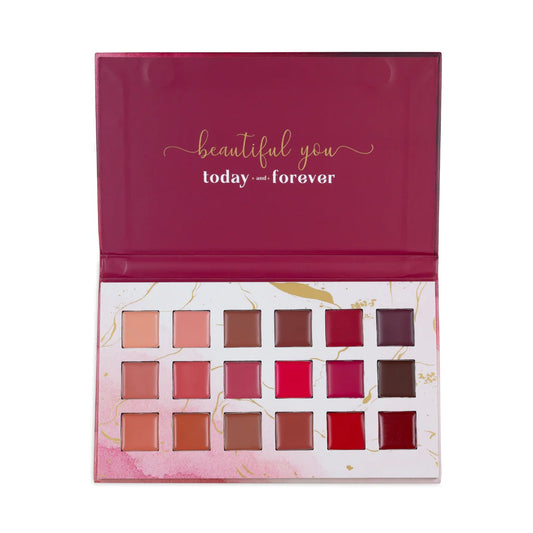 Aflairza Velvet Luxe Lipstick Palette – 18 Shades