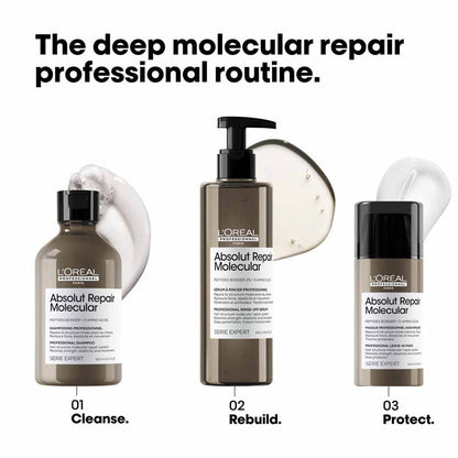 Loreal Professionnel Absolut Repair Molecular Deep Repairing Leave-In Mask Cream For Very Damaged Hair (100ml)