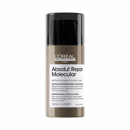 Loreal Professionnel Absolut Repair Molecular Deep Repairing Leave-In Mask Cream For Very Damaged Hair (100ml)